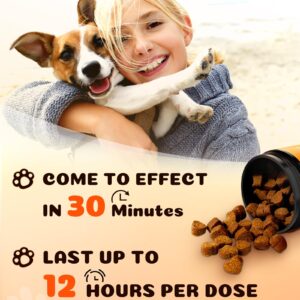 Yumlas 180 Counts Calming Chews for Dogs Anxiety Relief, Dog Calming Chews with Potent Effect in 30 Mins & Last for 12 Hrs, Hypoallergenic Dog Calming Treats for All Breeds, Sizes, Ages (Duck Flavor)