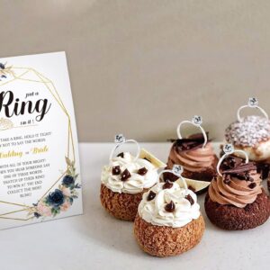 Put the ring in it's bridal shower game with rings, bridal shower game don't say bridal game rules and 50 metal rings, bridal shower to guests wedding shower game-JZDS003