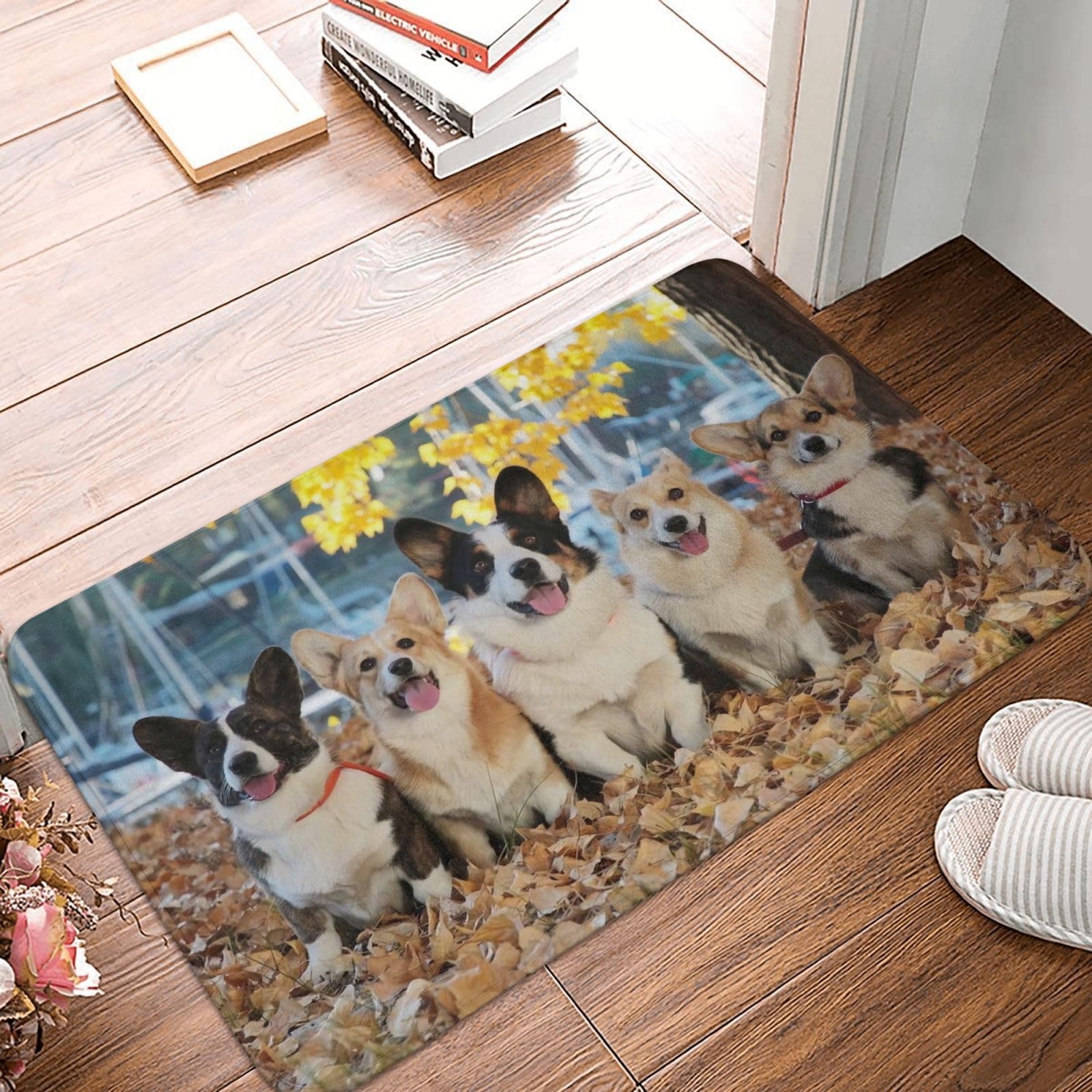 Custom Rug Personalized Decoration Door Mat Customized Non-Slip Area Floor Carpet 16 x 24 inch for Bedroom Bathroom Living Room Entryway Office