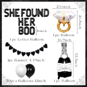 LaVenty She Found Her Boo Bridal Shower Decoration She Found Her Boo Bachelorette Decoration Halloween Bachelorette Bridal Shower Decoration