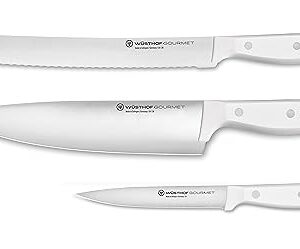 WÜSTHOF Gourmet White 3-Piece Starter Knife Set