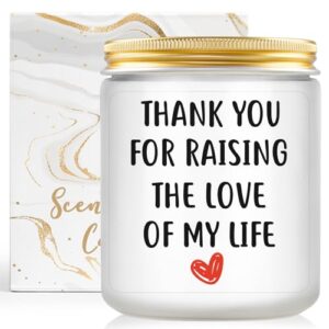 areok christmas gifts for mother in law gifts from daughter son in law - gifts for boyfriends mom mother of the groom bride gifts, best future mother in law gifts wedding birthday, lavender candle