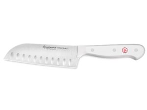 wÜsthof gourmet white 5" santoku knife