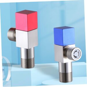 Bathroom Accessory Toilet Part Angle Stop Tool Angle Valve for Bathroom Angle Stop Valve Angle Valve for Bidet Angle Valve for Shower Toilet Supply Toilet Accessory Bathroom Supply