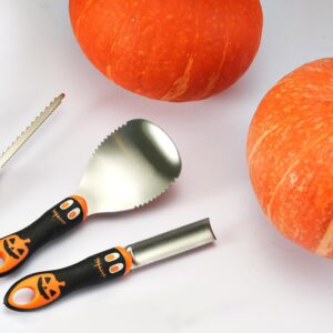 Unilove Halloween Pumpkin Carving Kit Professional and Heavy Duty Stainless Steel Tools (11PCS)