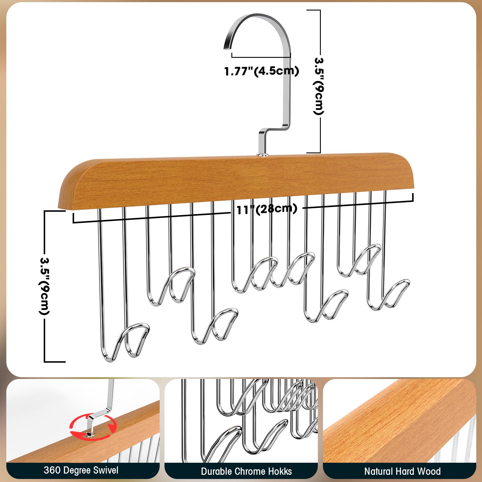 Belt Organizer Belt Hanger for Closet,Bra Hangers for Closet Organizer,360°Rotating Closet Organizers for Dorm & Apartment for Blet Bra Tank Top