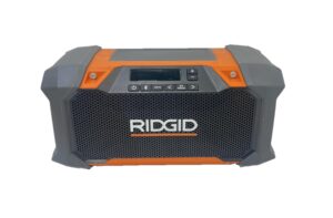 ridgid 18v hybrid jobsite radio with bluetooth technology (tool only) r84089b