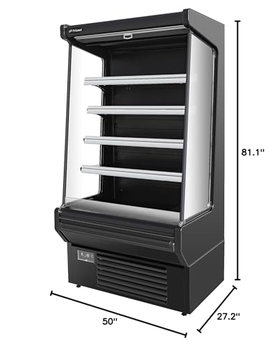 FRICOOL 52" Vertical Open Air Cooler Display Case Refrigerator NEW