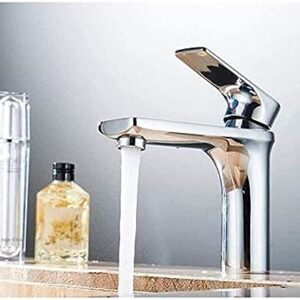 Faucet Kitchen Tap Kitchen Faucet New Bathroom Sink Faucet Chrome Single Handle Basin Faucet Mixer Hot & Cold Water Bath Accessories