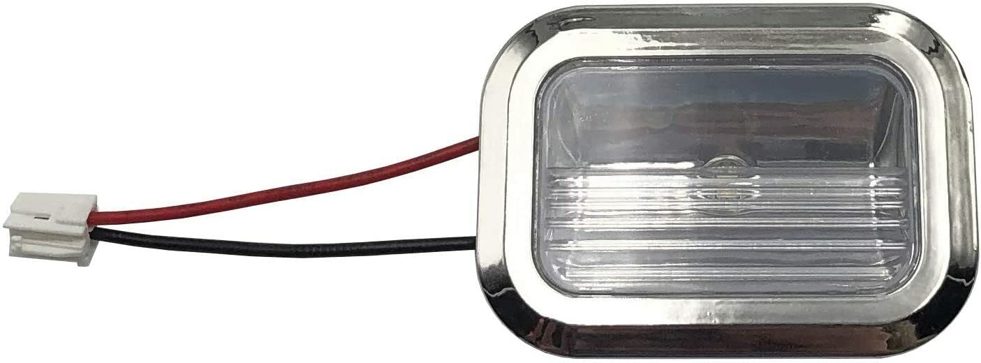 W11462342 W10908166 W10607479 W10843339 For Whirlpool LED Light Module Assembly Chrome Frame AP6989197 and PS16218086 Replacement