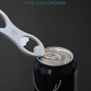 8SOM 2 in 1 Magnetic Beer Bottle Opener for Refrigerator and RV with Cap Catcher, Soft Touch Silicone Surface Protect Fridge, Pop Can Soda Can Opener for Long Nails, Ideal Gift