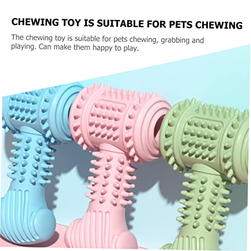 Amosfun 5pcs Dog Toy Puppies Teething Dental Toys Puppy Teething Toys Dog Teeth Cleaning Toy Small Dog Accessories Small Dogs pet Toys Small Chewing Toy pet chew Toy The Dog Outdoor TPR