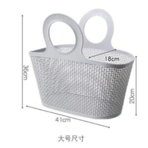 Laundary Basket Hamper Hand Held Bath Basket Dirty Clothes Storage Basket Put Toiletries Bath Basket Bath Basket Soft Plastic Bathroom Supplies