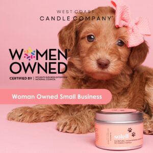 Pet Friendly Candle | Pet Safe Candle | All Natural Soy Candle | Non-Toxic Candle | Pet Odor Eliminator | Clean Burning Candle | Air Freshening Scented | Veterinarian Approved | 4 oz (Horchata)