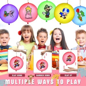 21Pcs Mario Punch Balloons Mario Party Favors for Bounce Balloons, Mario Birthday Party Supplies,Party Balloons for Birthday,Carnival,Prizes,Party Activities,School Rewards,Goodie Bags Fillers