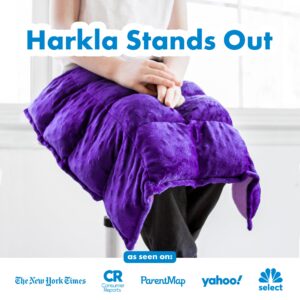 Harkla Weighted Lap Pad for Kids (Lavender)