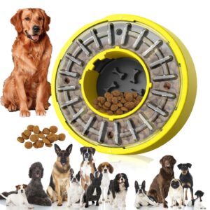 c and e limited awesome puzzle slow feeder dog bowl; prevents & relieves anxiety & boredom! better digestion leads to a happier & healthier pet. wonderful enrichment dog bowl, dog puzzle bowl