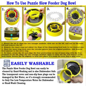 C and E Limited Awesome Puzzle Slow Feeder Dog Bowl; Prevents & Relieves Anxiety & Boredom! Better Digestion Leads to a Happier & Healthier Pet. Wonderful Enrichment Dog Bowl, Dog Puzzle Bowl