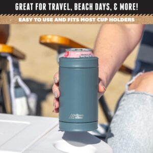 DUALIE 3 in 1 Insulated Can Cooler - Universal Size for 12 oz Cans, Slim Cans, and Bottles - 10+ Colors Available