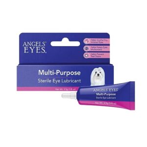 angels' eyes multi-purpose sterile eye lubricant | soothes dry irritated eyes | safe for dogs and cats | moisturize and relieves dry, itchy eyes | tears and discharge | 3.5g