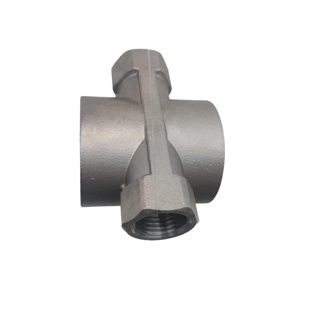 1/2" NPT Stainless Steel 304 Sight Water Flow Indicator Red Impeller 362Psi Flowmeters Pipe Accessories (DN15-1/2")