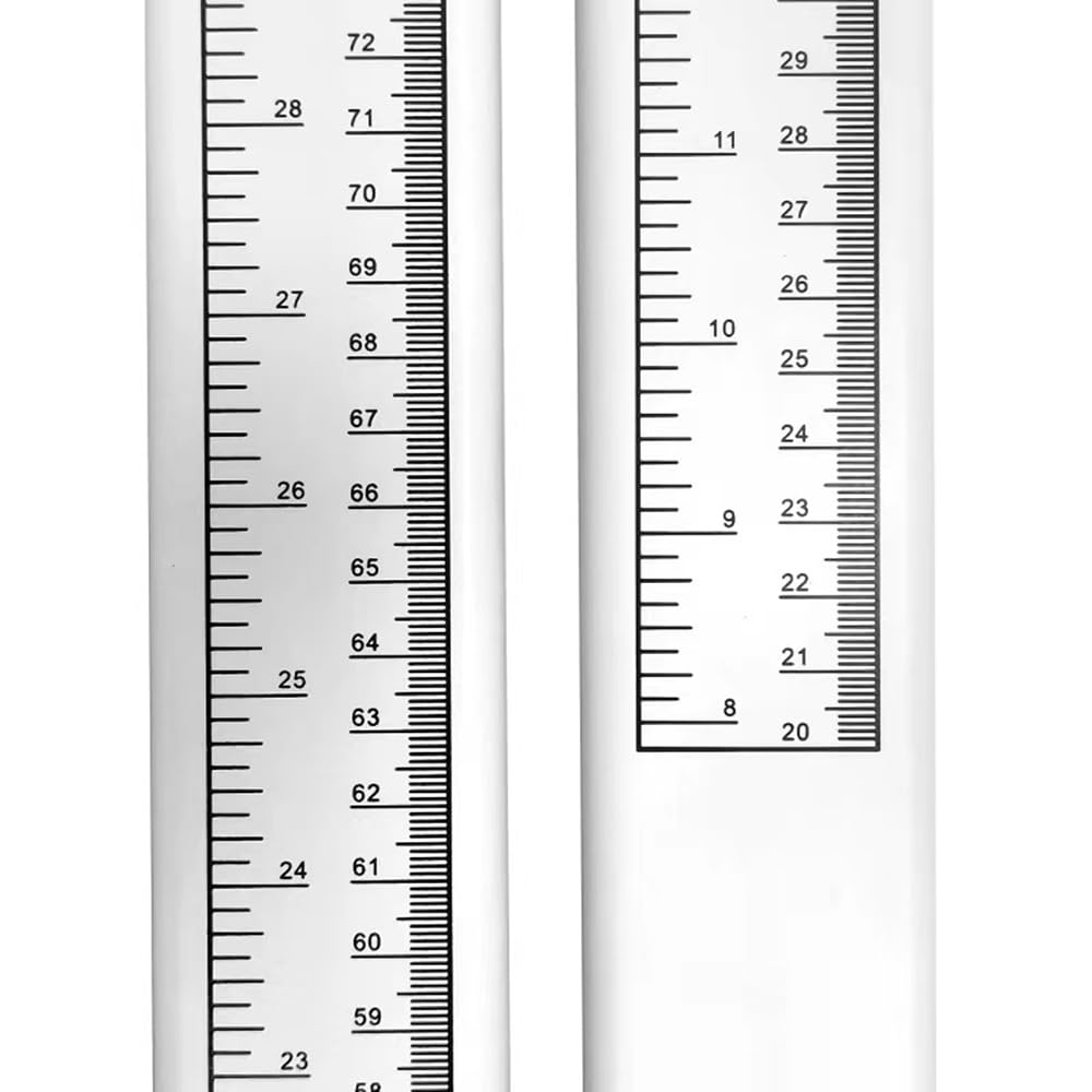 Aluminum Alloy Height Measurement,Adult Child Height Measure,Portable Height Measuring Rod 8-82 inch/20-210 cm/Unit with cm & inch,for Home,Office,Gym,Medical Examination,Medical