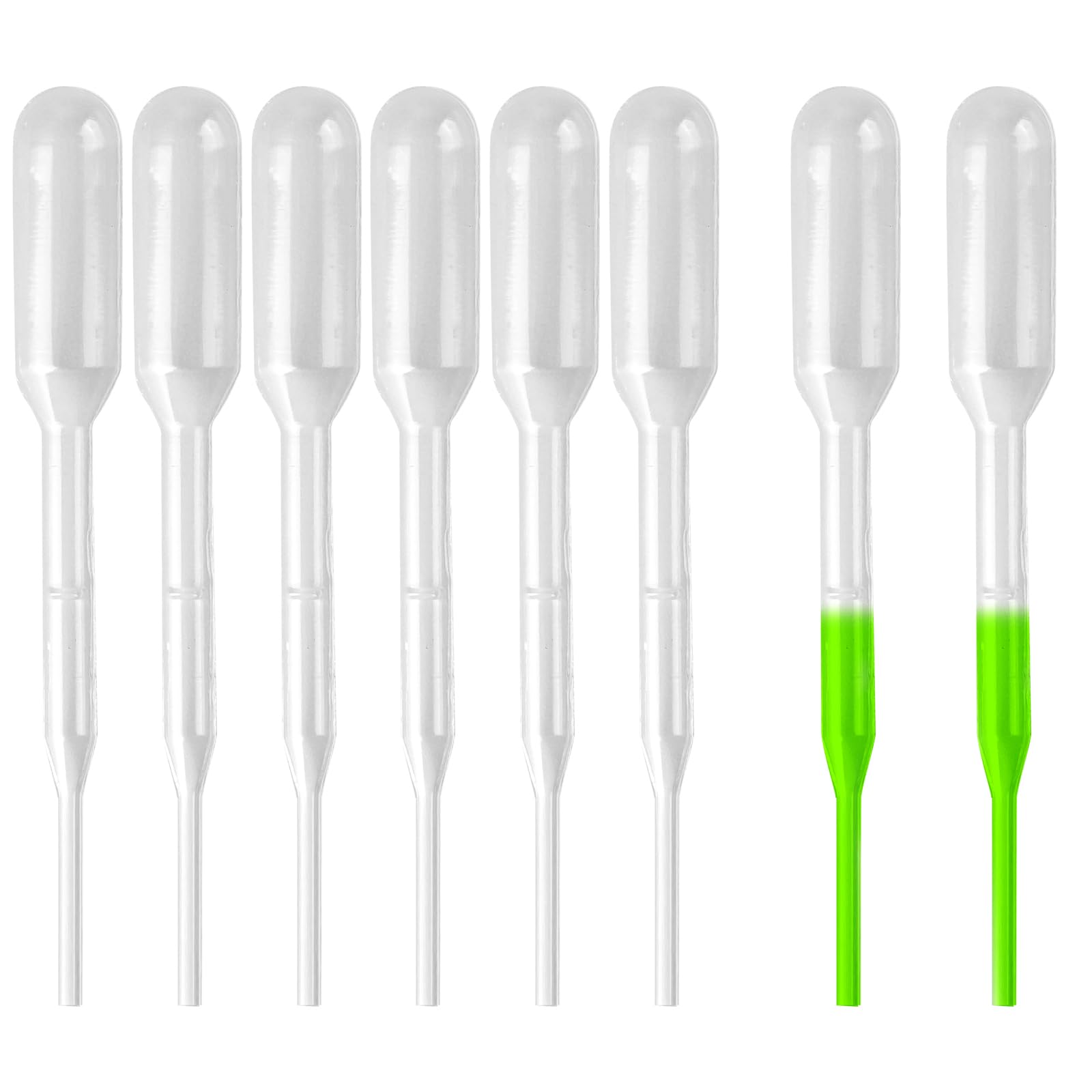 Senkary 0.2ml Disposable Pipettes Dropper Plastic Transfer Pipettes Eye Dropper Tool for Essential Oils, Science and Lab (200PCS)