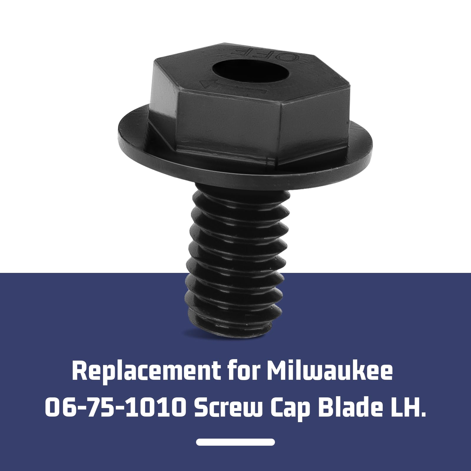 06-75-1010 Replacement for Milwaukee Circular Saw Screw Cap Blade LH, Fit for 0730-20, 0830-20, 6310-20, 6320-20, 2630-20 & 2730-20 -（2 Pack)