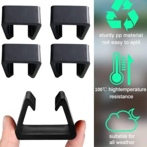 8 PCS Outdoor Furniture Clips, Sofa Wicker Sectional Patio Furniture Clips, Wicker Chair Fastener, Wicker Furniture Clamps Connectors, Connect Sectional Module Outdoor Couch Patio Furniture (L)