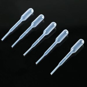 Senkary 0.2ml Disposable Pipettes Dropper Plastic Transfer Pipettes Eye Dropper Tool for Essential Oils, Science and Lab (200PCS)