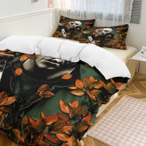 Horror 3-Pcs Bedding Set Includes 1 Duvet Cover and 2 Pillowcases​, Soft Comfortable Breathable Bedroom Decoration 86"x70"