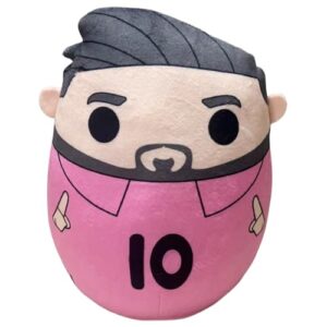 dupuci cartoon soccer star with soccer jersey 10 plush figure toy number 10 soccer player plush pillow