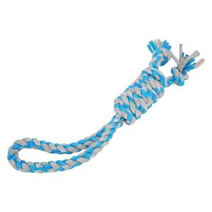 Plcnn Cotton Dog Chew Rope Toys Rope Toy for Large Dogs, Dental Cleaning Chew Toys, Dog Tug Toy for Boredom, Dog Rope Toy for Aggressive Chewers(Blue (for Alcantara 4175))