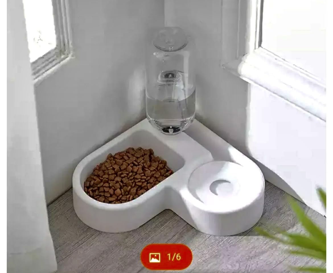 Refilling Water Bowl for Small Pets Food and Water Feeder Cats Dogs Rabbits