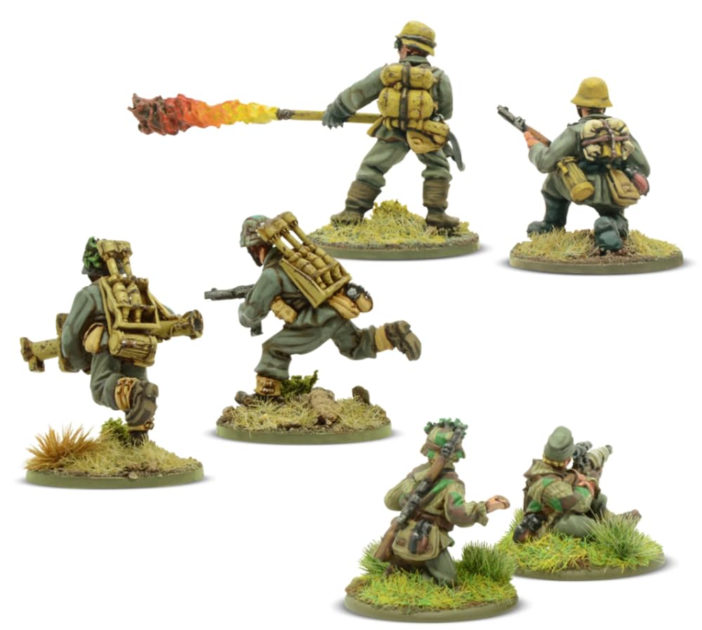 Warlord Games German Army Weapons Teams - 28mm Scale Miniatures for Bolt Action Highly Detailed World War 2 Miniatures for Table-top Wargaming