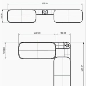 Multifunctional Wall-Mounted U-Shaped Rotating Storage Corner Shelf, Wall-Mounted No-Punching Corner Shelf, for Bathroom Living Room & Kitchen (White)