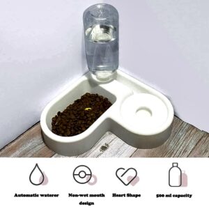 Refilling Water Bowl for Small Pets Food and Water Feeder Cats Dogs Rabbits