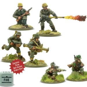 Warlord Games German Army Weapons Teams - 28mm Scale Miniatures for Bolt Action Highly Detailed World War 2 Miniatures for Table-top Wargaming