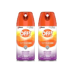 off! family care picaridin aerosol, 5 ounce (pack of 2)