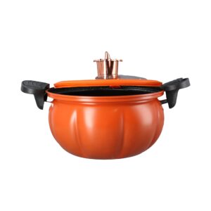 Leadigol Non-stick Micro Pressure Pot 5L Multifunctional Pumpkin Soup Pot Household Enamel pot Gas Stove Induction Cooker Universal Stew Pot