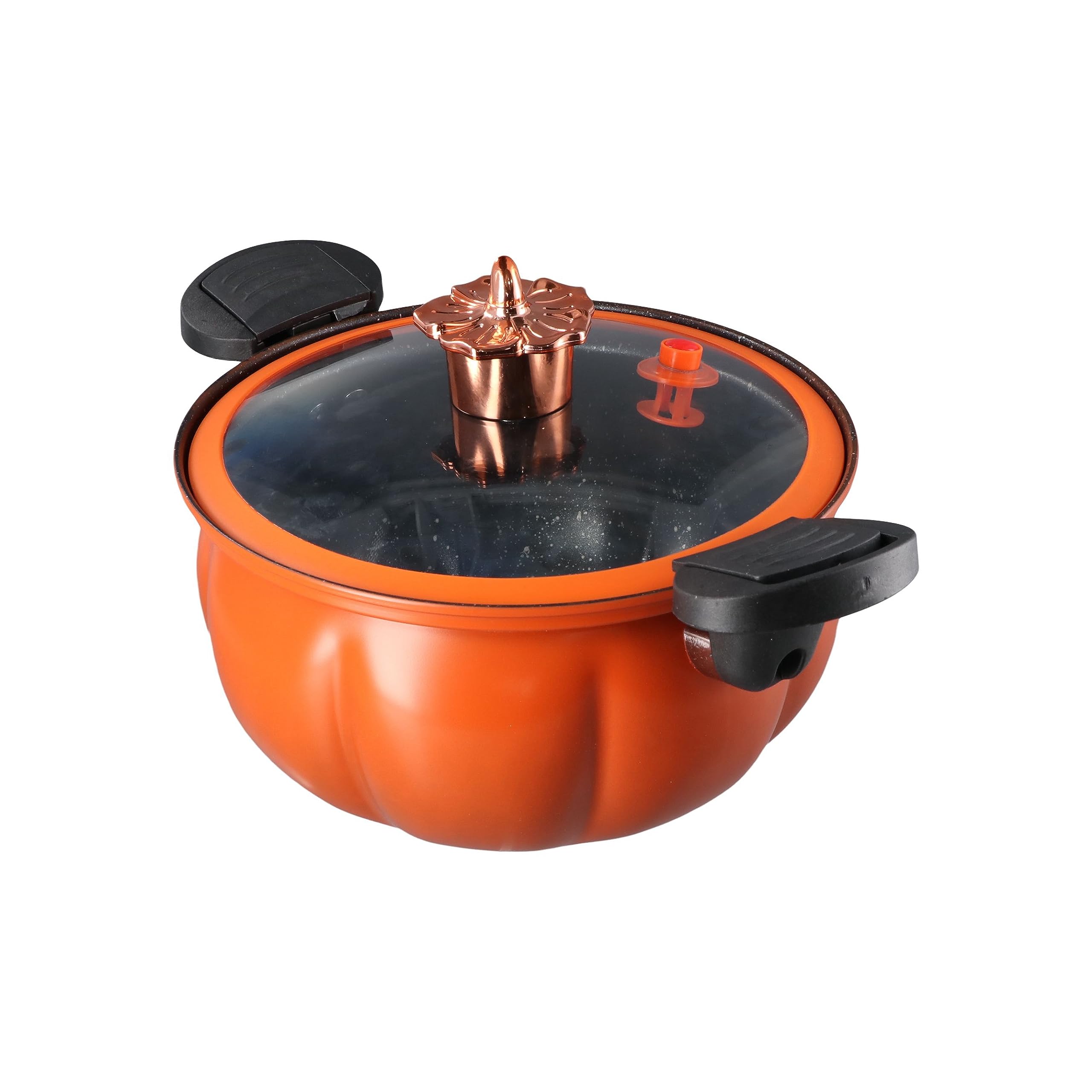 Leadigol Non-stick Micro Pressure Pot 5L Multifunctional Pumpkin Soup Pot Household Enamel pot Gas Stove Induction Cooker Universal Stew Pot