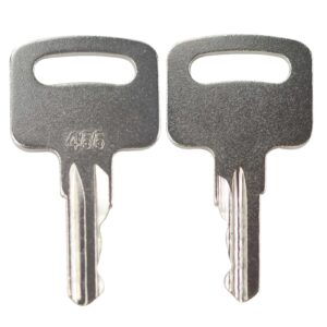 Solarhome 100X Ignition Keys 455 Compatible with Boom Lifts Genie Heavy Equipment Forklift Skyjack Terex