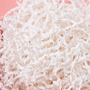 2lb crinkle cut paper shred filler for gift basket,boxes filler paper for gift wrapping,stuffing and packing white