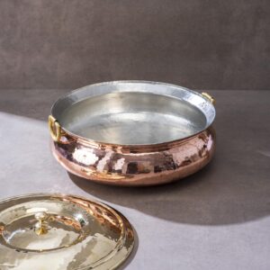 p-tal copper hammered lagaan | cookware and serveware | pure copper for ayurvedic health benefits