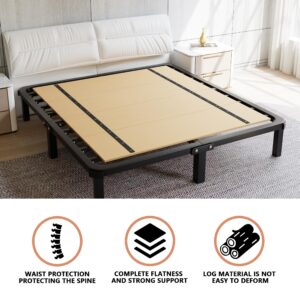 Imperius Foldable Box Spring, Bunkie Board, Bed Support Slats, Bed Boards for Under, Full 60 x 48 in