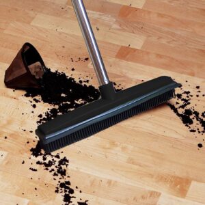 Nachukan Multifunction Telescopic Floor Broom - Carpet Broom, Pet Hair Cleaner, Dust Removal Sweeper - Cleaning Tools(Black)