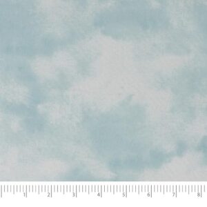 singer print fabric, 100% cotton, tone on tone cloud