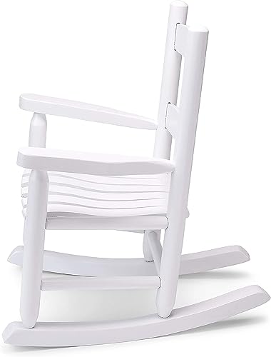 Mint Bucket Brands Emilie Children’s Rocking Chair by Troutman Chair Company, Indoor & Outdoor Rocking Chair for Nursery - Ages 9 Months Old with Supervision up to 3 Years Old, Natural Finish