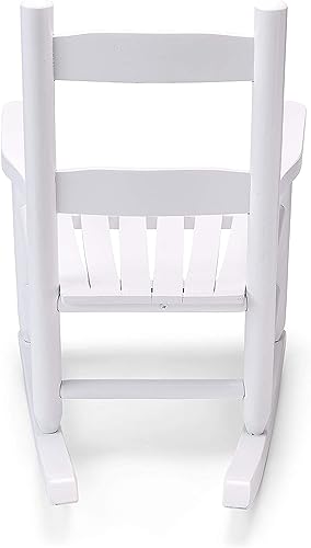 Mint Bucket Brands Emilie Children’s Rocking Chair by Troutman Chair Company, Indoor & Outdoor Rocking Chair for Nursery - Ages 9 Months Old with Supervision up to 3 Years Old, Natural Finish