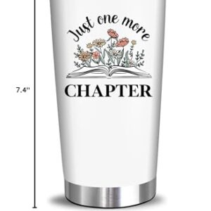 NewEleven Christmas Gifts For Book Lovers - Book Lovers Gifts For Women - Bookish Gifts for Readers, Librarians, Bookaholics, Bookworms - Birthday Gifts For Women, Her, Best Friend – 20 Oz Tumbler